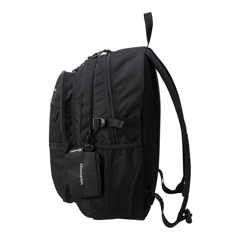 Champion（チャンピオン） シルバーロゴ バックパック ブラック 30L 