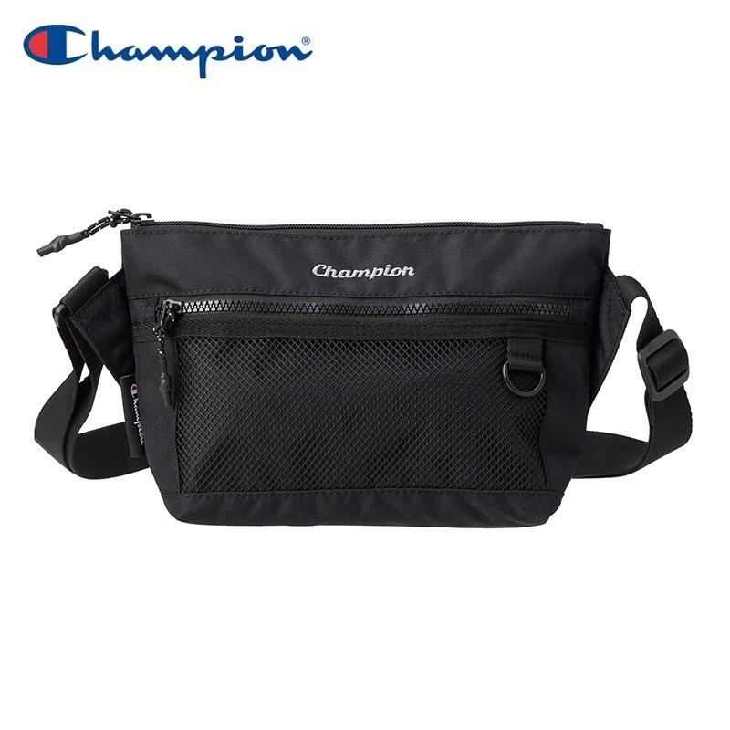 Champion（チャンピオン） シルバーロゴ ショルダーバッグ ブラック