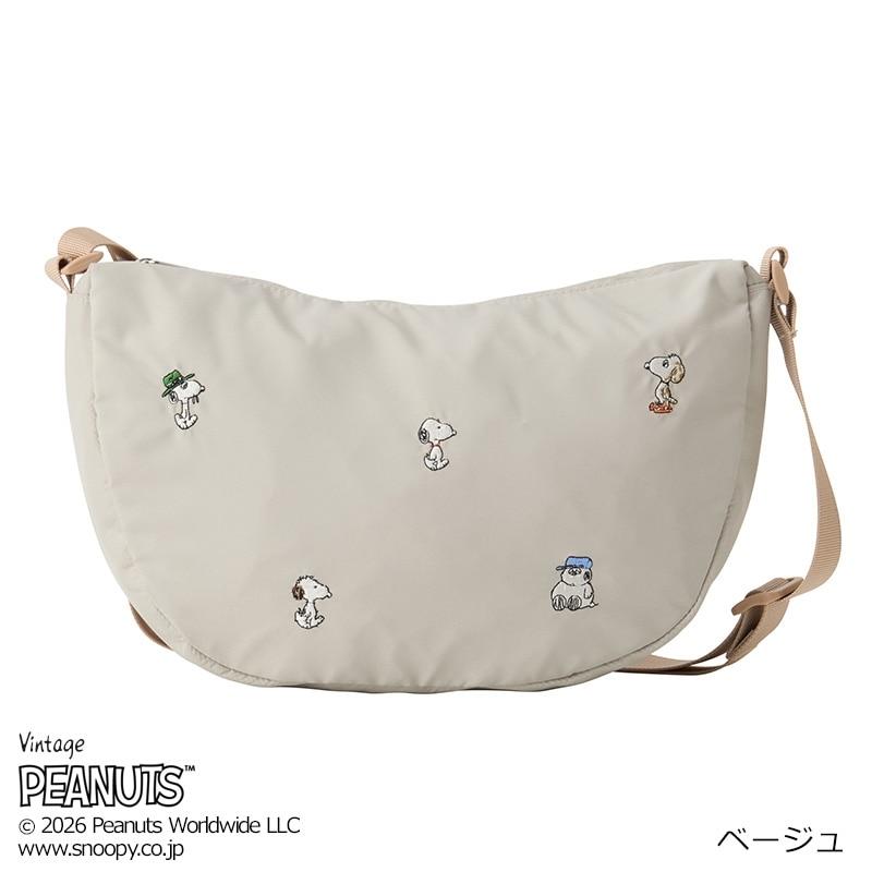 SOLEIL ソレイユ スヌーピー PEANUTS ショルダーバッグ : PLAZA 
