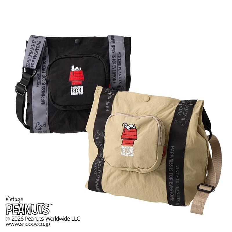 SNOOPY（スヌーピー） PEANUTS ROOTOTE ルートート ショルダーバッグ 