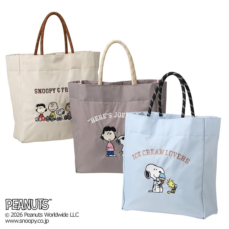 SNOOPY（スヌーピー） PEANUTS ロープトートバッグ : PLAZA オンライン 