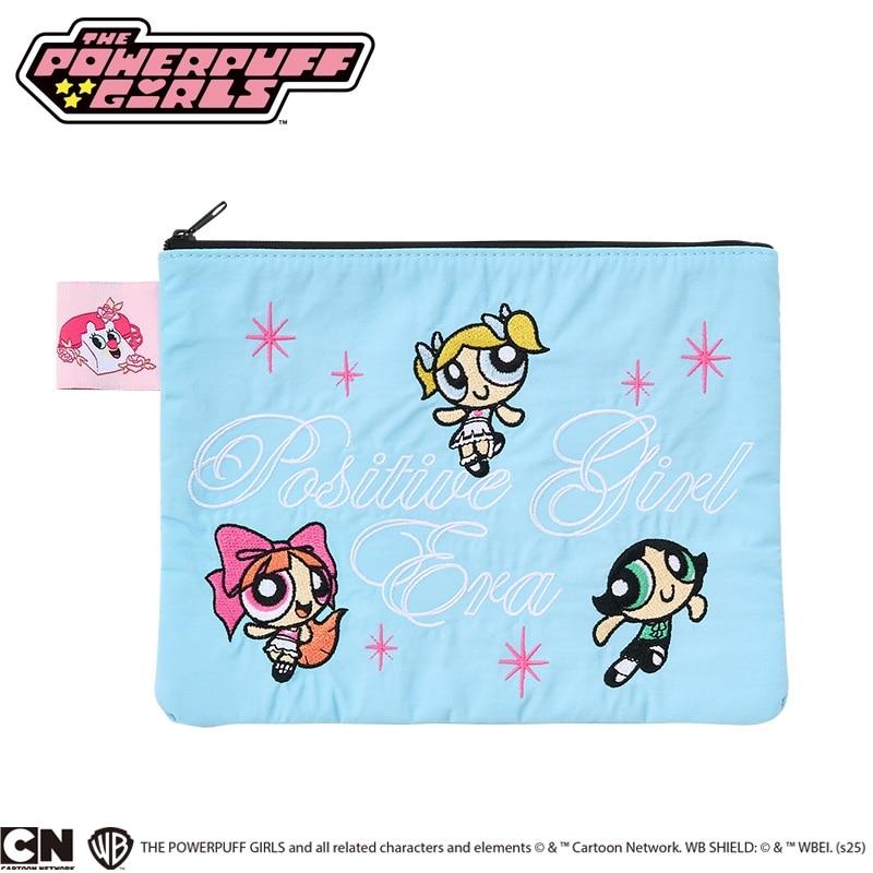 THE POWERPUFF GIRLS パワーパフ ガールズ フラットポーチ : PLAZA