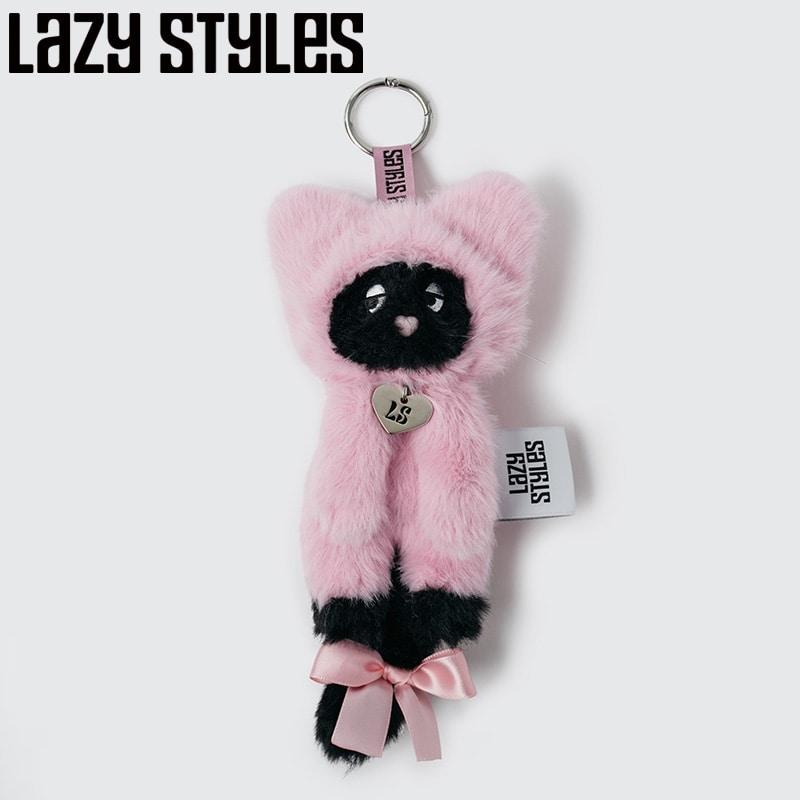 Lazy Styles レイジースタイルズ Lozie マスコットキーリング Pink