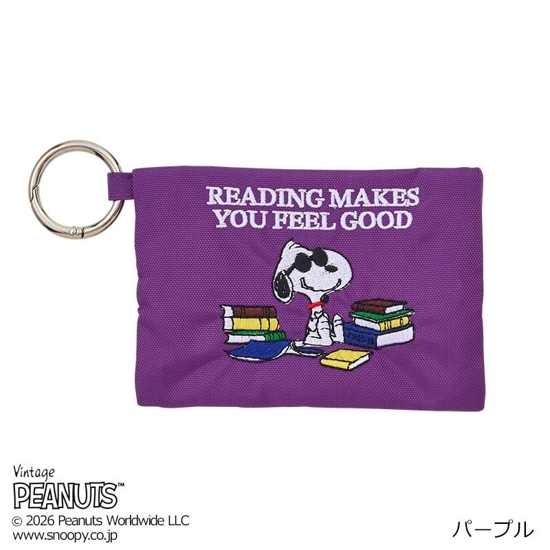 スヌーピー PEANUTS 刺しゅうマルチケース : PLAZA オンラインYahoo