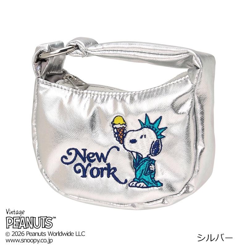 スヌーピー PEANUTS ROOTOTE ルートート ミニバッグポーチ : PLAZA
