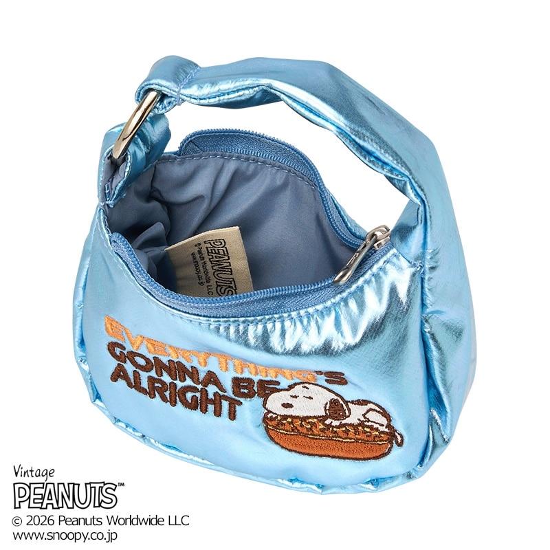 スヌーピー PEANUTS ROOTOTE ルートート ミニバッグポーチ : PLAZA