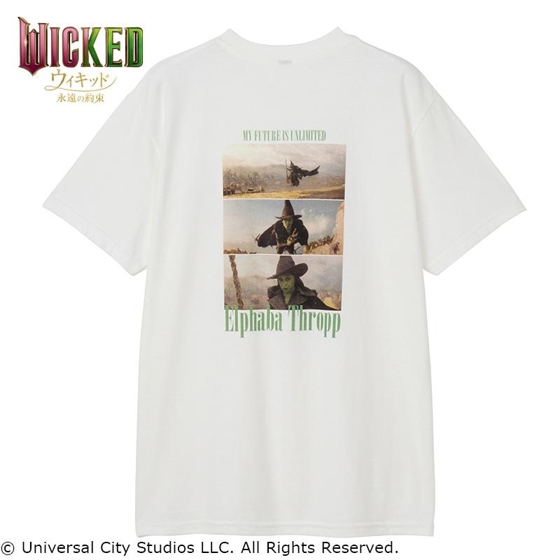ワイドシルエット】WICKED / ウィキッド Tシャツ エルファバ ホワイト