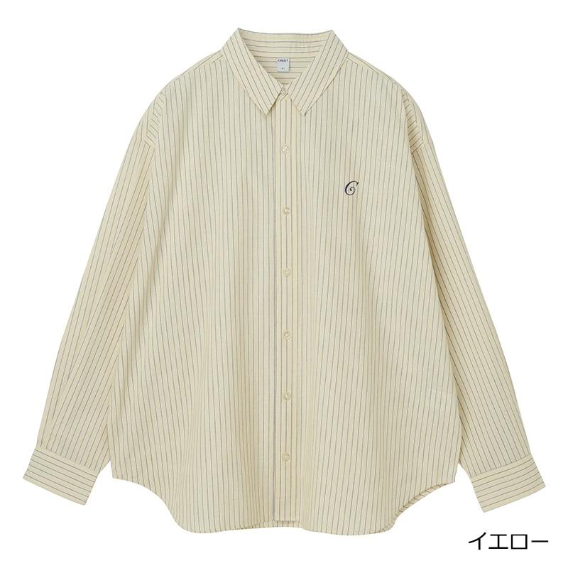 CREALY クリアリー ビッグシャツ ストライプ : PLAZA オンラインYahoo