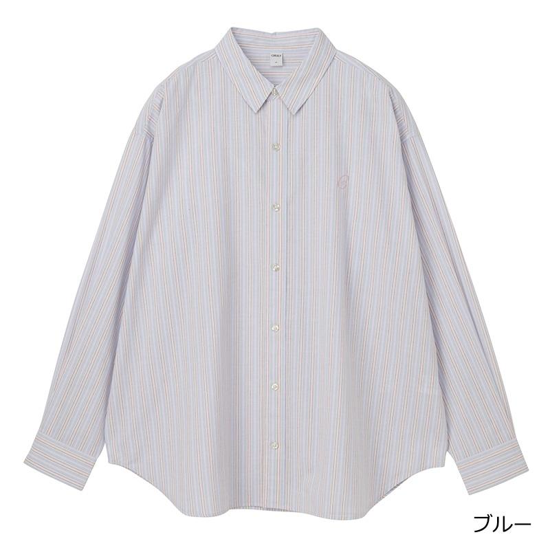 CREALY クリアリー ビッグシャツ ストライプ : PLAZA オンラインYahoo