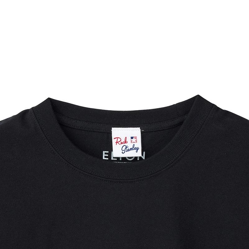 Elton John / エルトン・ジョン Tシャツ ブラック (ワイド) : PLAZA