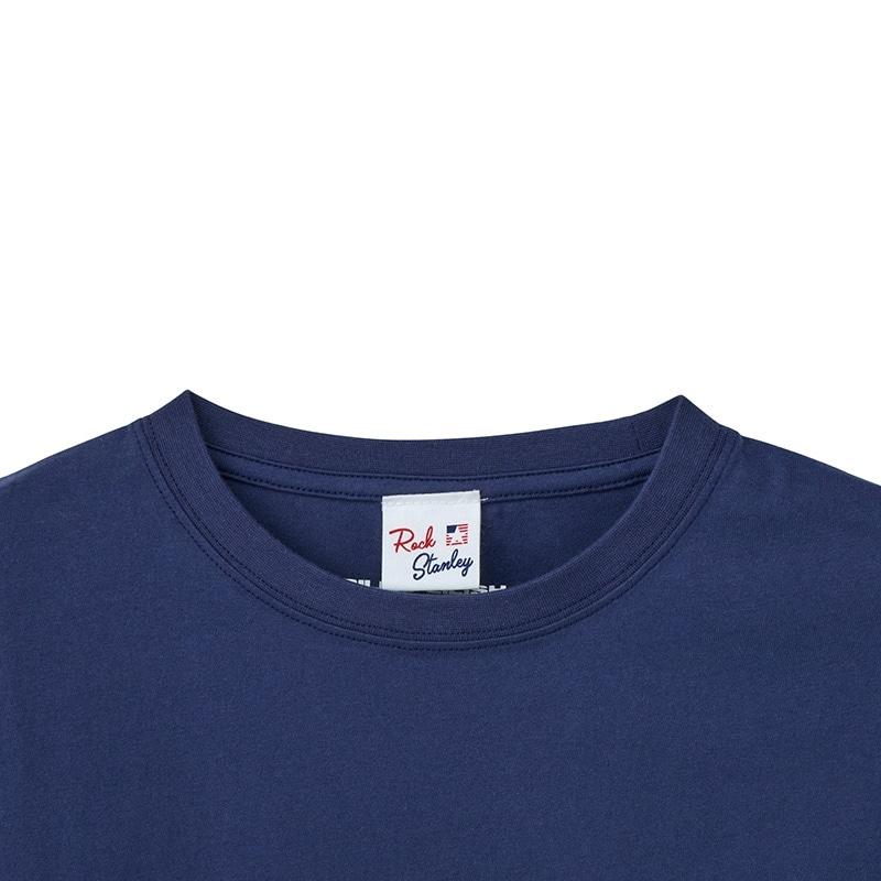 ビリー・アイリッシュ / Tシャツ ネイビー (ビックシルエット) : PLAZA