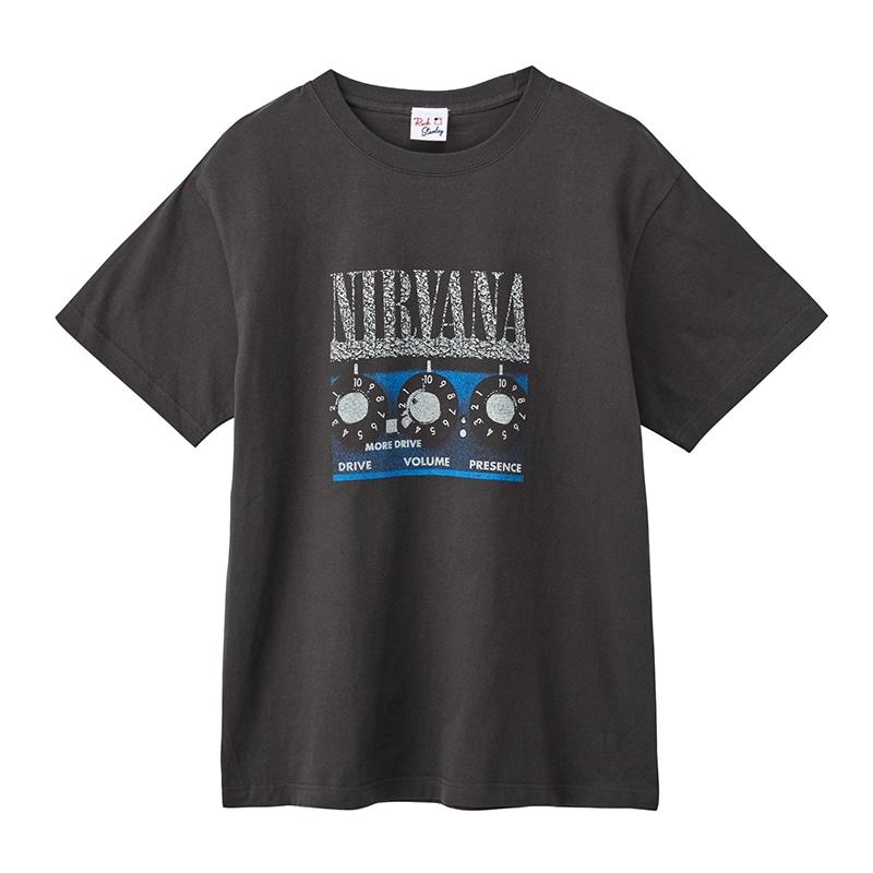 NIRVANA / ニルヴァーナ Tシャツ スミクロ (ワイド) : PLAZA