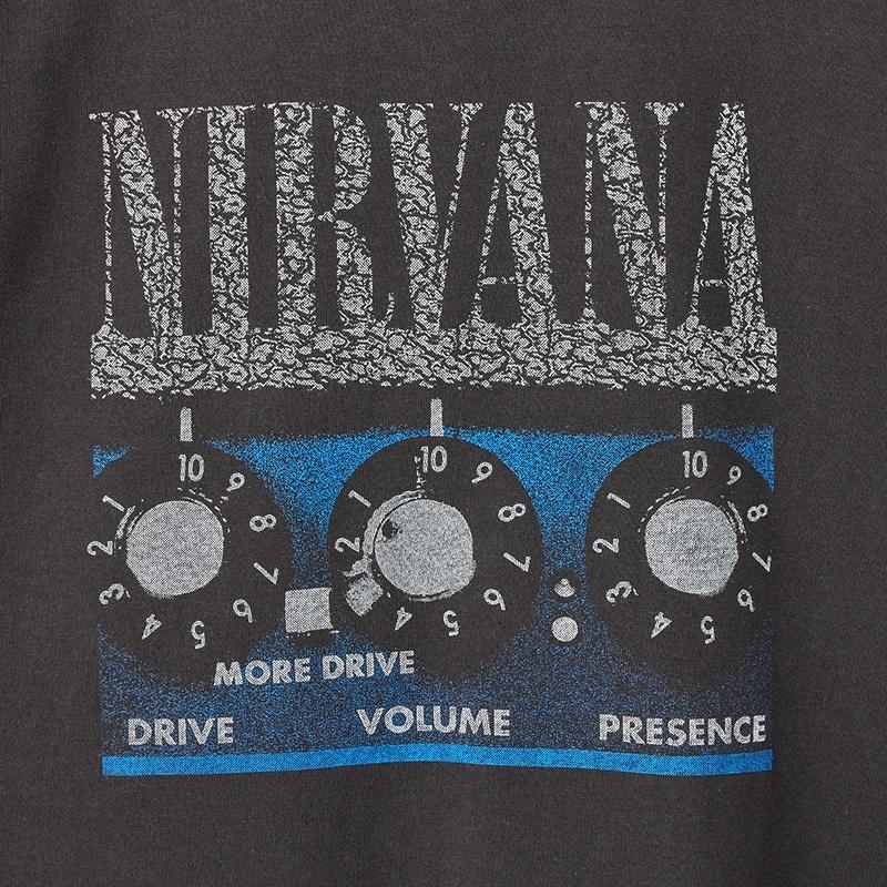 NIRVANA / ニルヴァーナ Tシャツ スミクロ (ワイド) : PLAZA