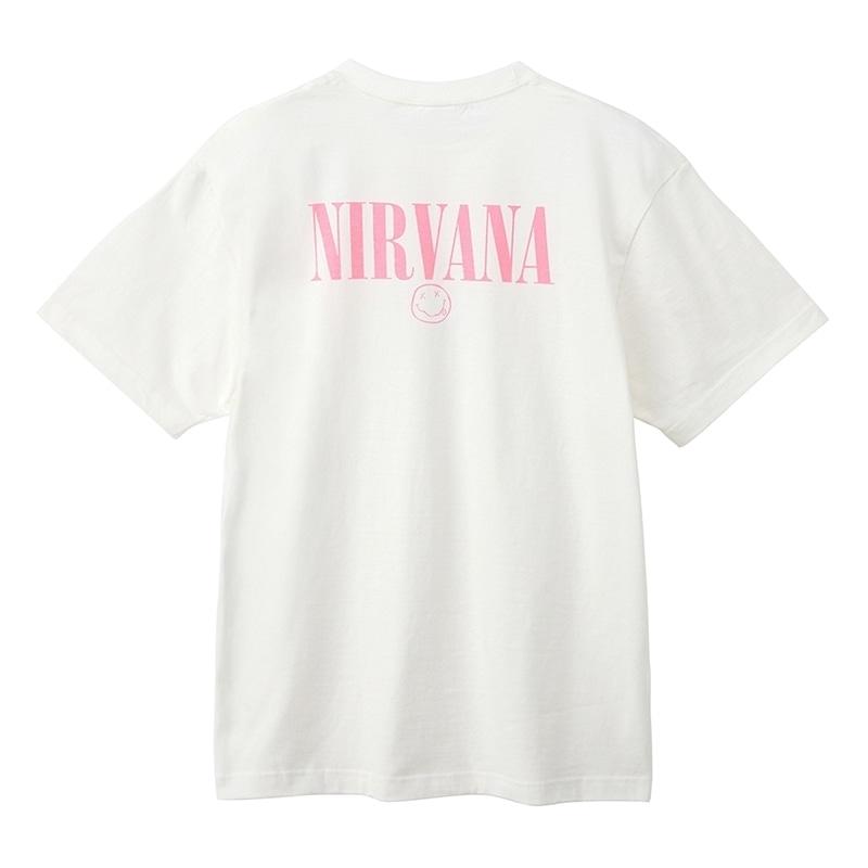 NIRVANA プリントTシャツ L ホワイト 00's DELTA ''NIRVANA'' 両面プリント Tシャツ ホワイト 表記(L