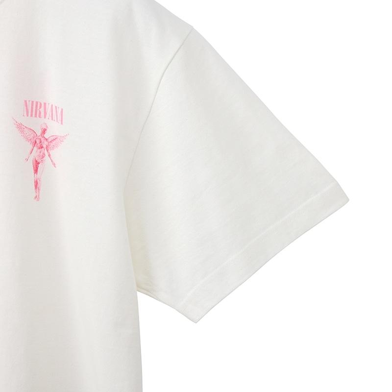 NIRVANA / ニルヴァーナ Tシャツ ホワイト (ワイド) : PLAZA
