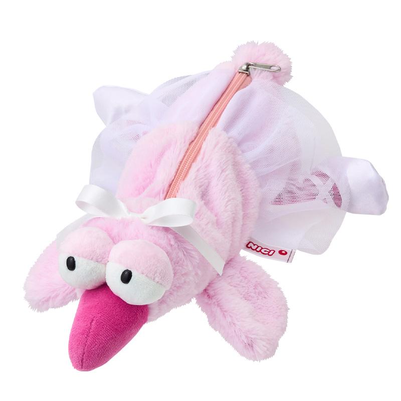 ラスト1点！新品 ニキ NICI ハチドリ　バレリーナ　ペンケース　ぬいぐるみ nici（ニキ） フィギュアペンポーチ バレリーナ ハチドリ : PLAZA