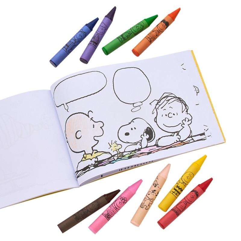 SNOOPY（スヌーピー） PEANUTS OOLY ウーリー ジャンボクレヨン＆ぬり