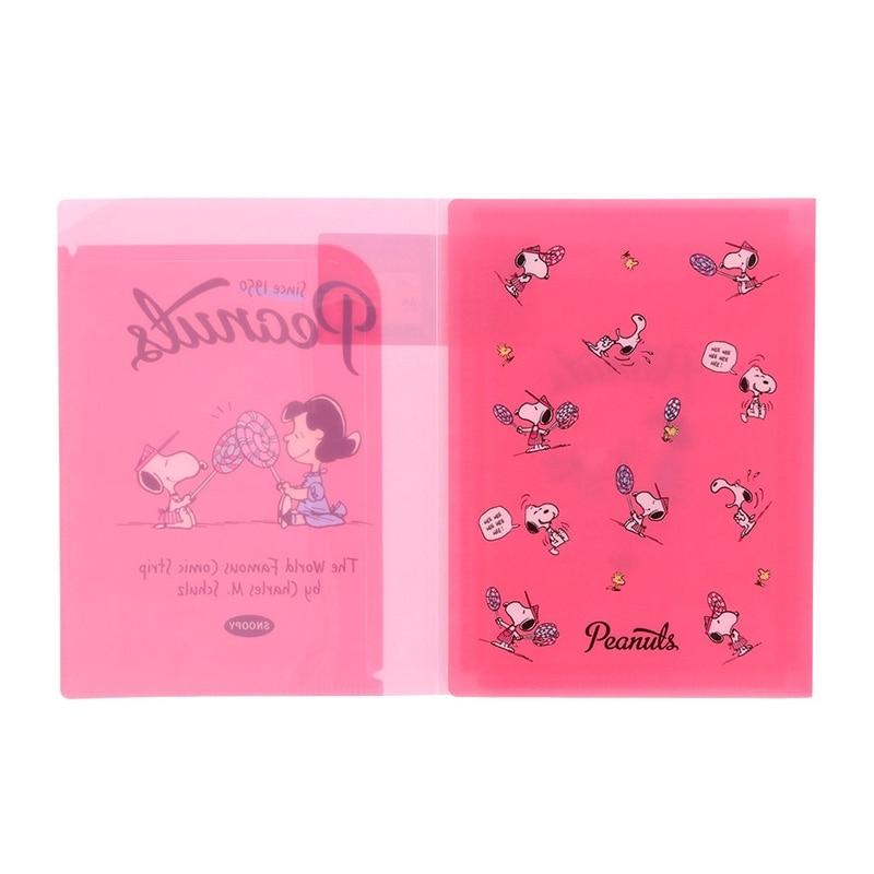 SNOOPY（スヌーピー） PEANUTS 3つ折りクリアファイルA5 アメリカン