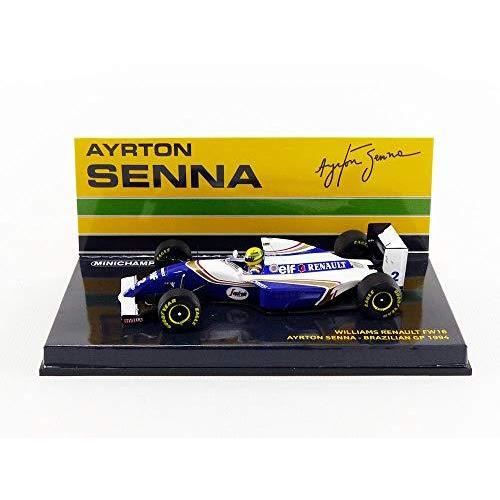 ☆ ミニチャンプス 1/43 ウィリアムズ ルノー FW16 1994 F1 ブラジルGP #2 A.セナ セナコレクション 【レジン製】 並行輸入