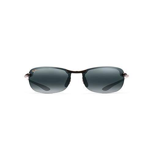 並行輸入品 Maui Jim Makaha 405-02 Gloss Black Men'S Sunglasses
