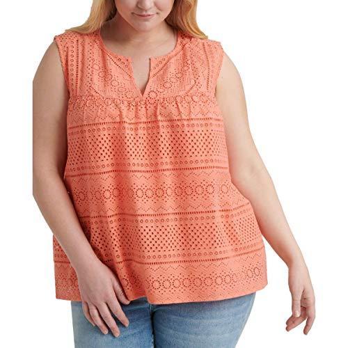 国内外の人気集結 Us アイレットタンクトップ プラスサイズ レディース Brand Lucky 並行輸入品 サイズ ピンク カラー 1x タンクトップ Valleycountrymarket Com