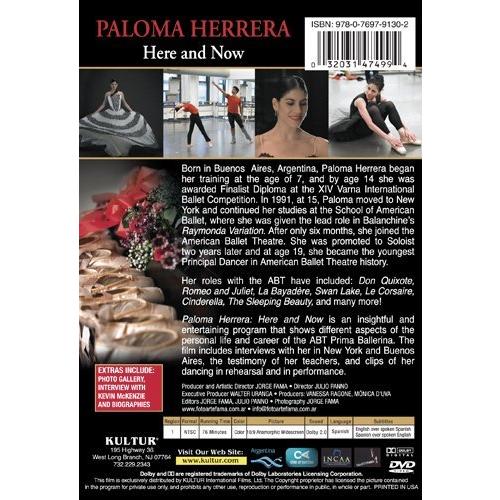 並行輸入品 Paloma Herrera: Here & Now - Abt Prima Ballerina [DVD] [Import]｜plaza-sophia｜02