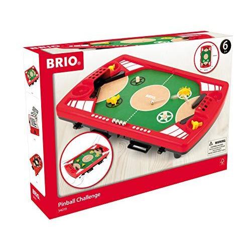 BRIO ( ブリオ ) ピンボールバトル 対戦式 ( 木のおもちゃ 知育玩具 ボードゲーム ) 34019 並行輸入品