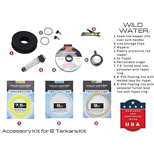 格安人気 Wild Water Fly Fishing 8フィート テンカラフライロッド コンプリートコンボスターターパッケージ テンカラフライ付き 並行輸入 Heirloomedblog Com