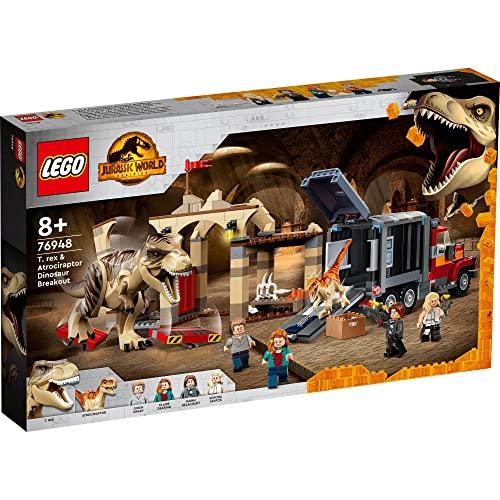 レゴ(LEGO) おもちゃ 恐竜 ジュラシックワールド T-レックスとアトロキラプトルの大脱走 76948 ブロック プレゼント きょうりゅう｜plaza-unli｜03