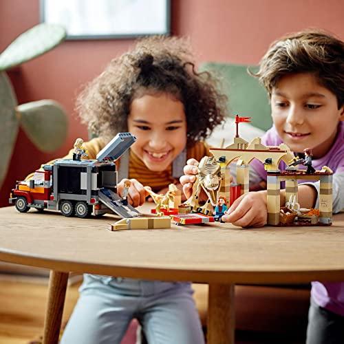 レゴ(LEGO) おもちゃ 恐竜 ジュラシックワールド T-レックスとアトロキラプトルの大脱走 76948 ブロック プレゼント きょうりゅう｜plaza-unli｜05