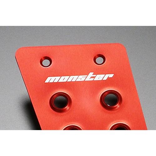 MONSTER SPORT フットレストカバー レッドアルマイト スイフトスポーツ/スイフト/スイフト[RSt][ZC32S/ZC72S/ZC1｜plaza-unli｜02