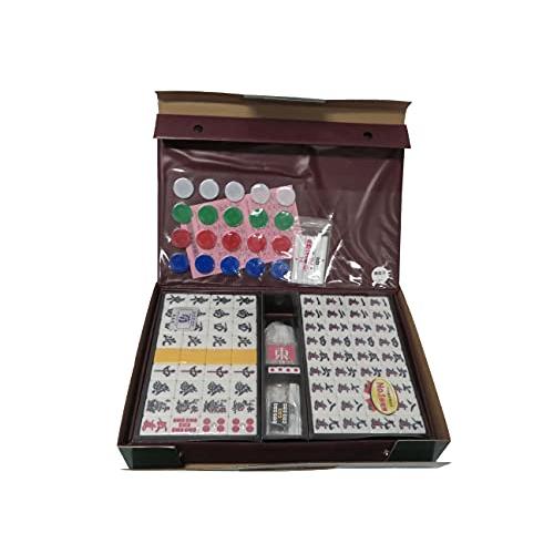 見やすい2L大型高級麻雀牌マージャンパイ【蘭 】ケース付き