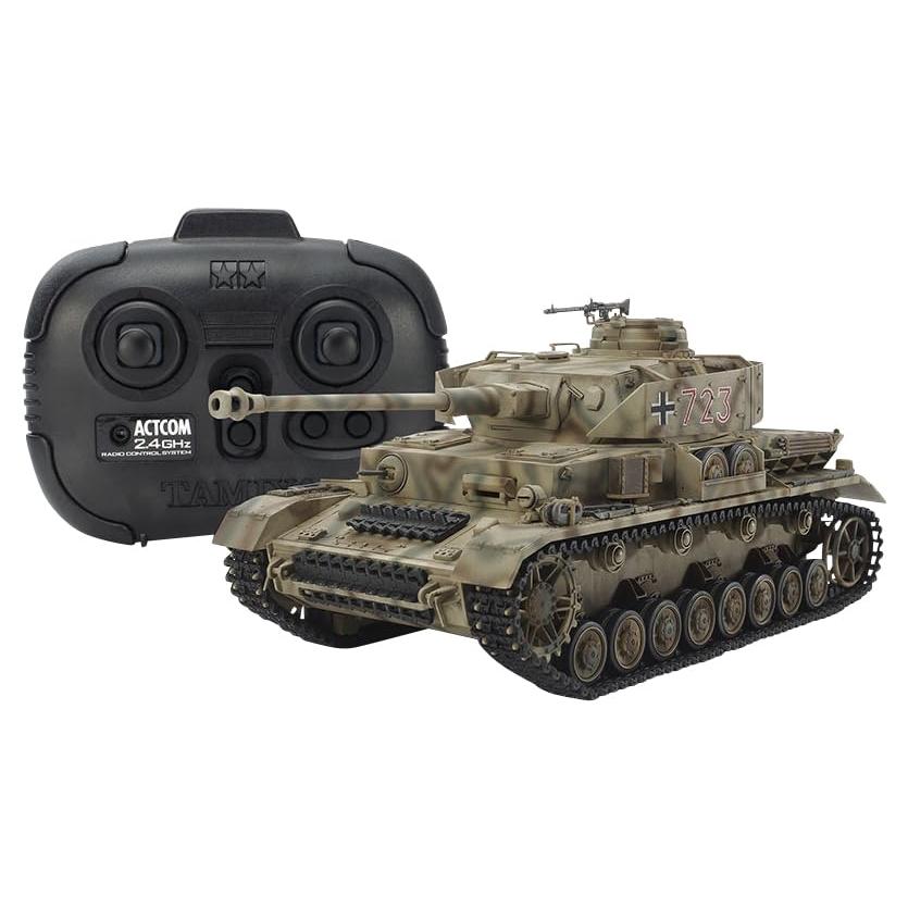 タミヤ(TAMIYA) 1/35 RCタンクシリーズ No.18 ドイツIV号戦車J型 キット 専用プロポ付き 48218 | 