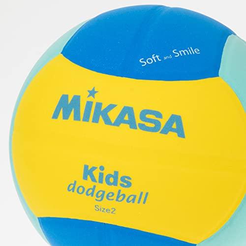 ミカサ(MIKASA) スマイルドッジボール 2号 160ｇ 青/黄/緑 SD20-YLG 推奨内圧0.10~0.15(kgf/?)｜plaza-unli｜02
