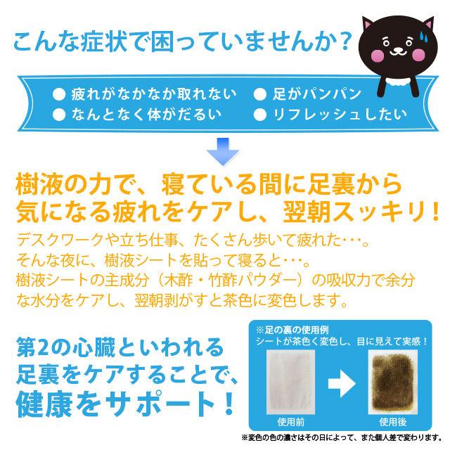 足スッキリ　樹液シート　イオン　360枚 足すっきり樹液シート360枚入（イオン）両足180回分 足裏 樹液シート