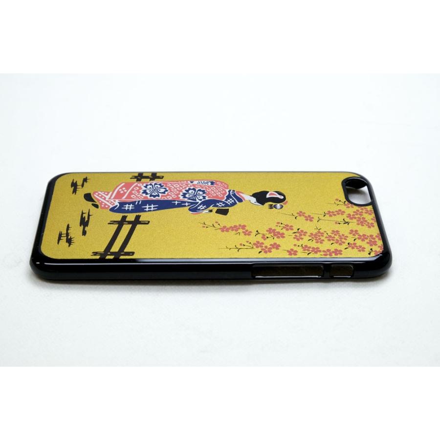 iPhone 6 iPhone6s iPhone6 ケース 和柄 蒔絵 着物 舞子 アイフォン6 