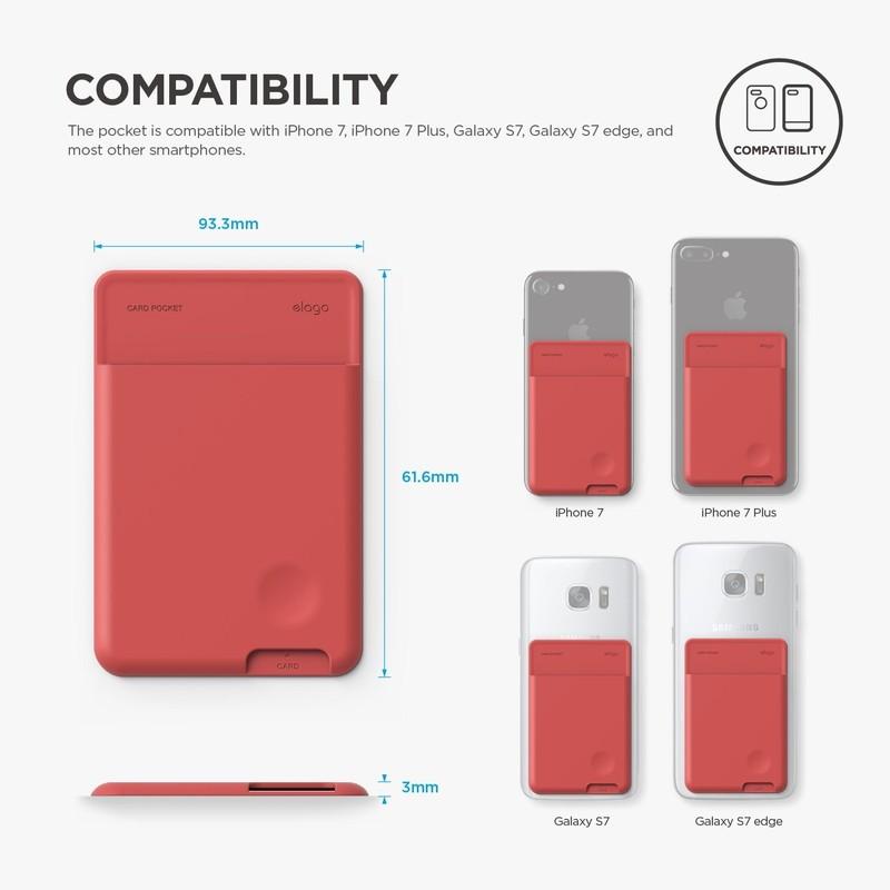 カード入れ カードポケット 貼り付け Iphone スマホ Card Pocket Icカード 定期券 ポイントカード カード収納 Elcd プラザリ 通販 Yahoo ショッピング