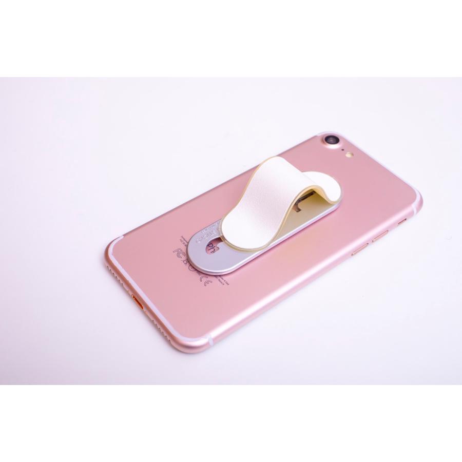 FLAT MOMOSTICK PU ガラス素材用シール付 ロック機構 モモスティック スマホベルト スマホリング バンド 落下防止 バンド 柔らかい 片手 iPhone 指差し :flatpu01:プラザリ 通販 送料無料 MOMO STICK スマートフォン用マルチバンド MOMOSTICK LOCK プラス PUブラック サイズ調整可能 ガラス面貼付用シール付属 F-PU-03 KEN798959
