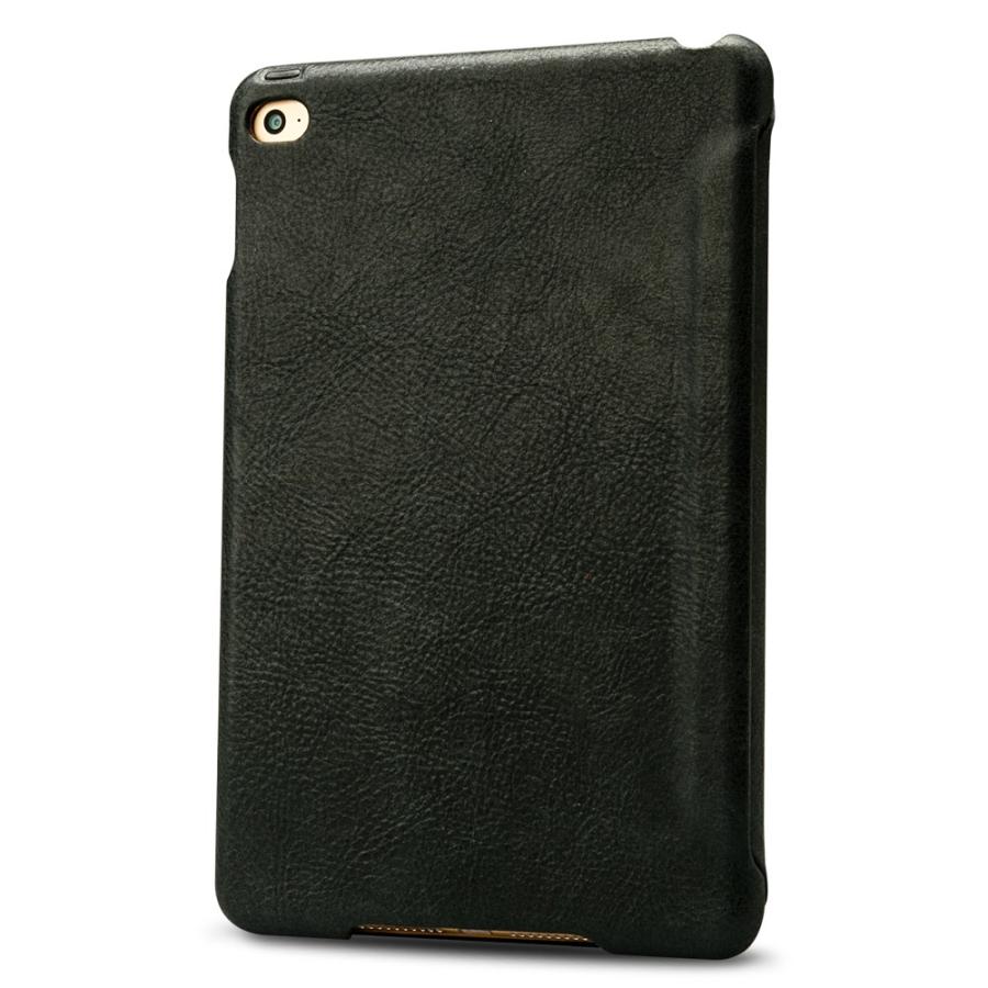 iPad mini4 ケース 本革 ビンテージ 牛革 銀付本革 カバー オート