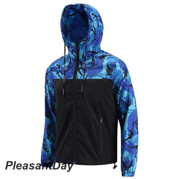 ウインドブレーカー 迷彩 マウンテンパーカー アウトドアウェア