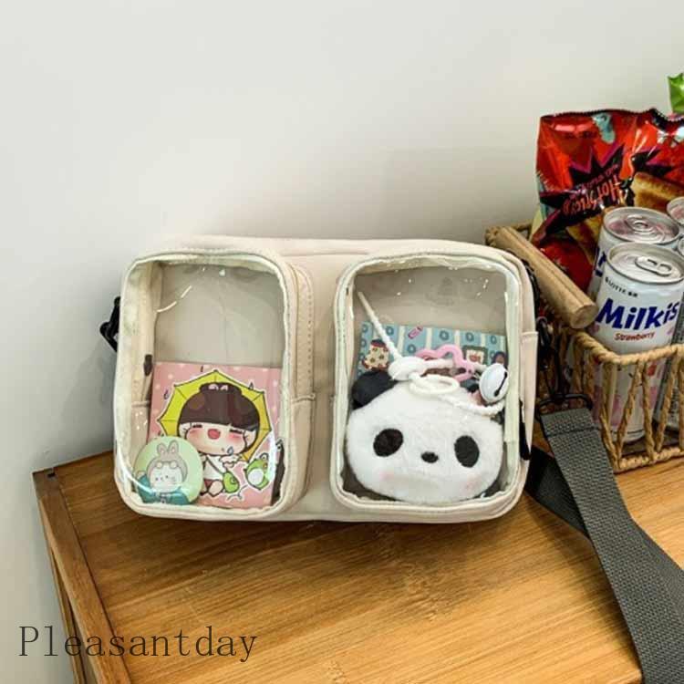 ぬいぐるみポーチ 2体 ぬいバッグ 見せバッグ 痛バ 痛バッグ