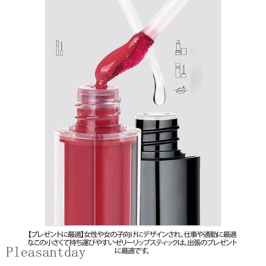 鏡面 マットリップ Mooekiss 透け感 マット 口紅 リップティント 2in1