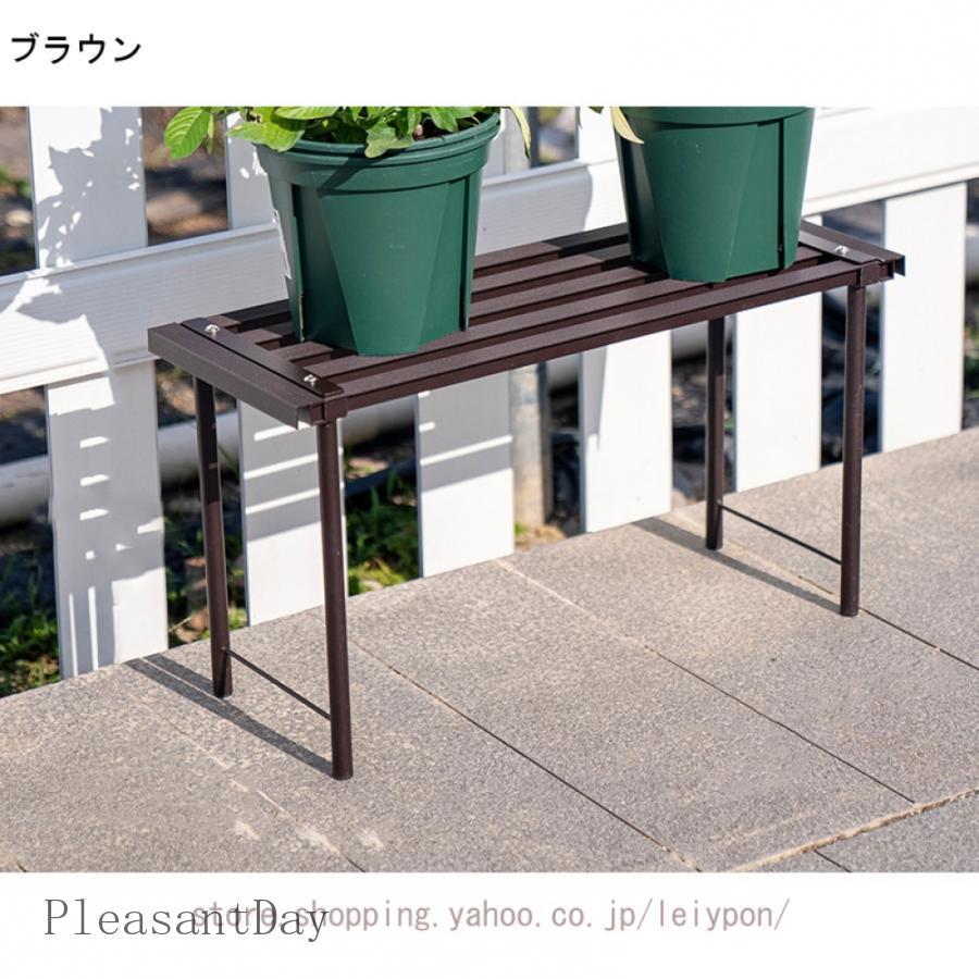 プランターラック　アンティーク　フラワースタンド　花台　ガーデニング アルミ製フラワーステージ フラワースタンド 屋外 園芸 ガーデニング
