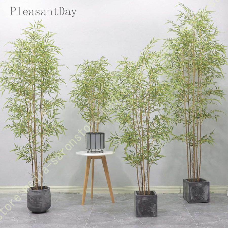 フェイクグリーン 人工観葉植物 開運竹 鉢植え リアル 水やり不要 大型