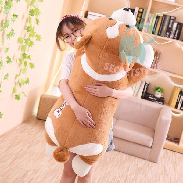 ブランド登録なし - コーギー コ 犬人となり ぬいぐるみ ねむねむ 抱きまくら差し上げ物 可愛らしい 癒しグッズ120糎