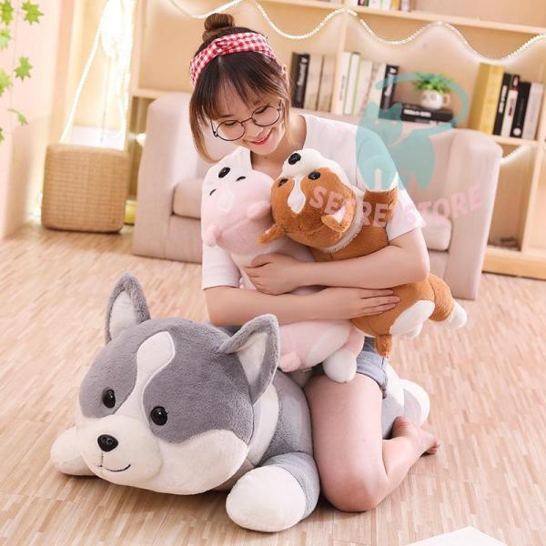 ブランド登録なし - コーギー コ 犬人となり ぬいぐるみ ねむねむ 抱きまくら差し上げ物 可愛らしい 癒しグッズ120糎