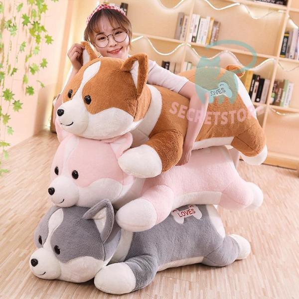 ブランド登録なし - コーギー コ 犬人となり ぬいぐるみ ねむねむ 抱きまくら差し上げ物 可愛らしい 癒しグッズ120糎