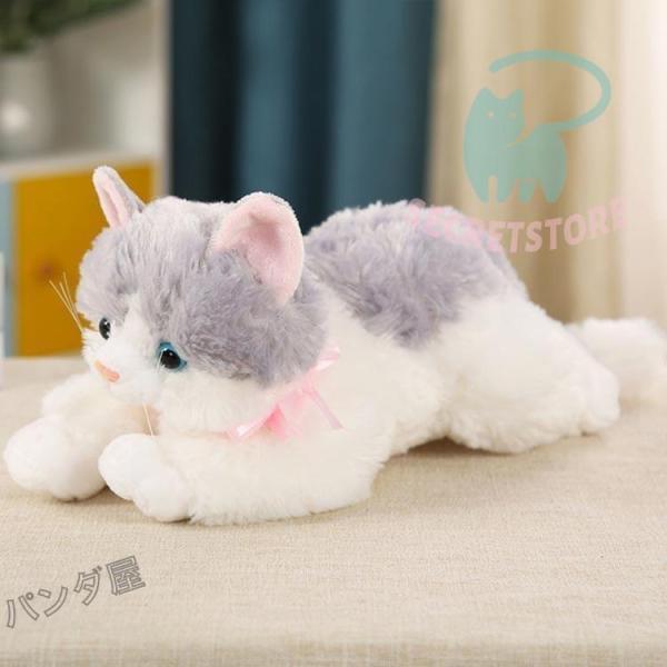 ひざねこ 動物 アニマル 猫 ネコ ぬいぐるみ 子猫 仔猫 グッズ 小さいサイズ かわいい おもしろ 縫い包み 置物 店飾り 誕生日 ギフト プレゼント | ブランド登録なし | 01