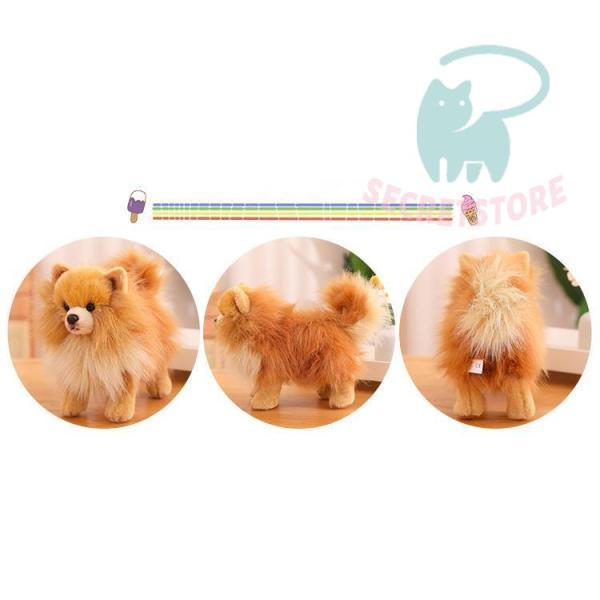 ぬいぐるみ ポメラニアン 犬 リアル そっくり 生々しい いぬ 抱き枕 イヌの置物 動物 ふわふわ 柔らかい 癒し系 部屋 インテリア 誕生日 贈り物 | ブランド登録なし | 09