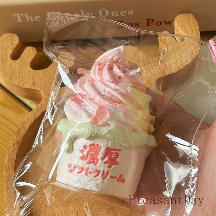 スクイーズ アイスクリーム ケーキ おもちゃ パン屋さん 大きい 可愛い
